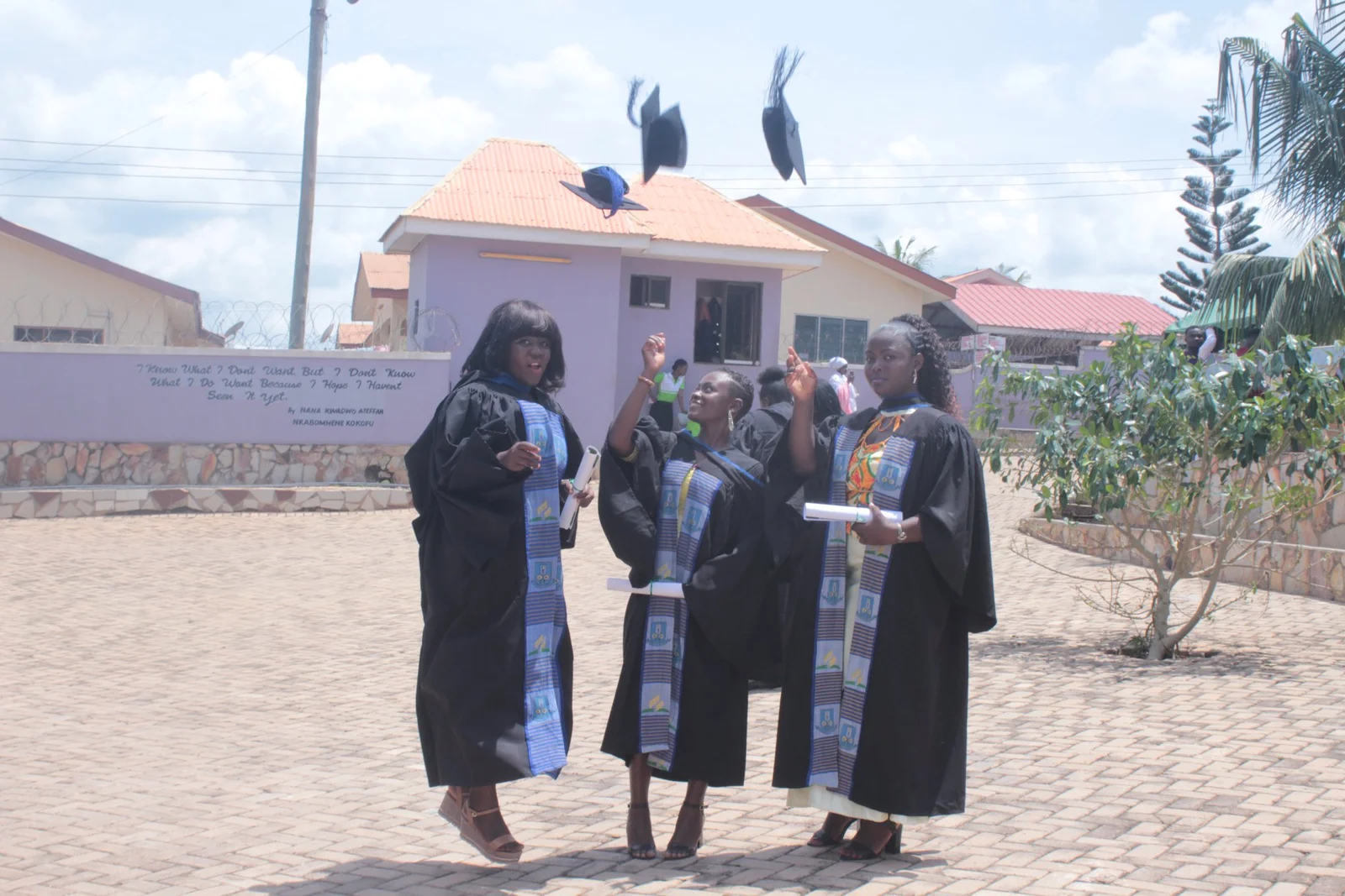Students on campus